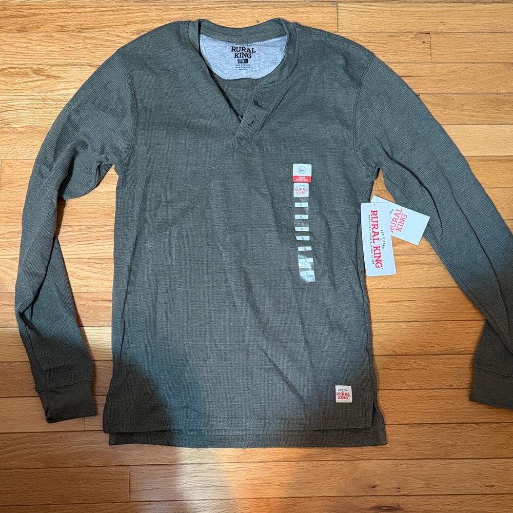 Rural King Men's Long Sleeve Shirt - Olive Green